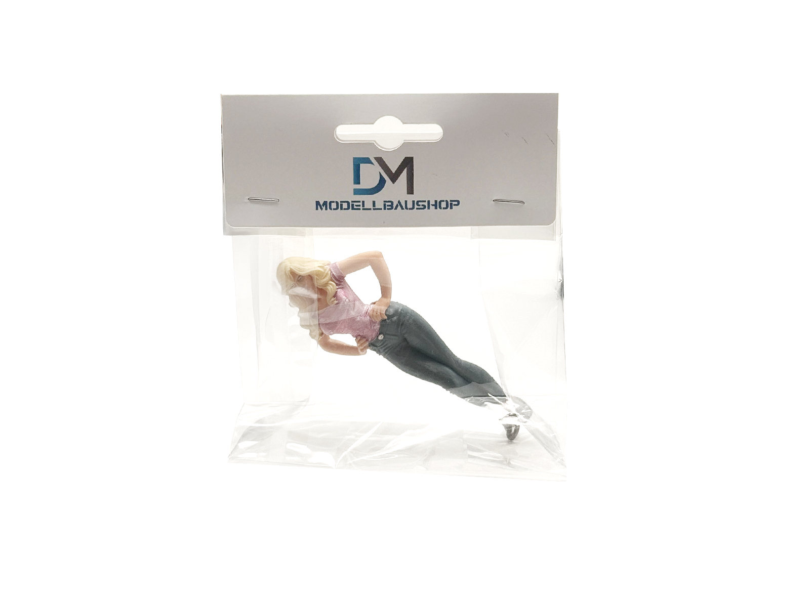 1:18 Resin Figur Frau stehend Jeans Diorama Tuning Modellbau