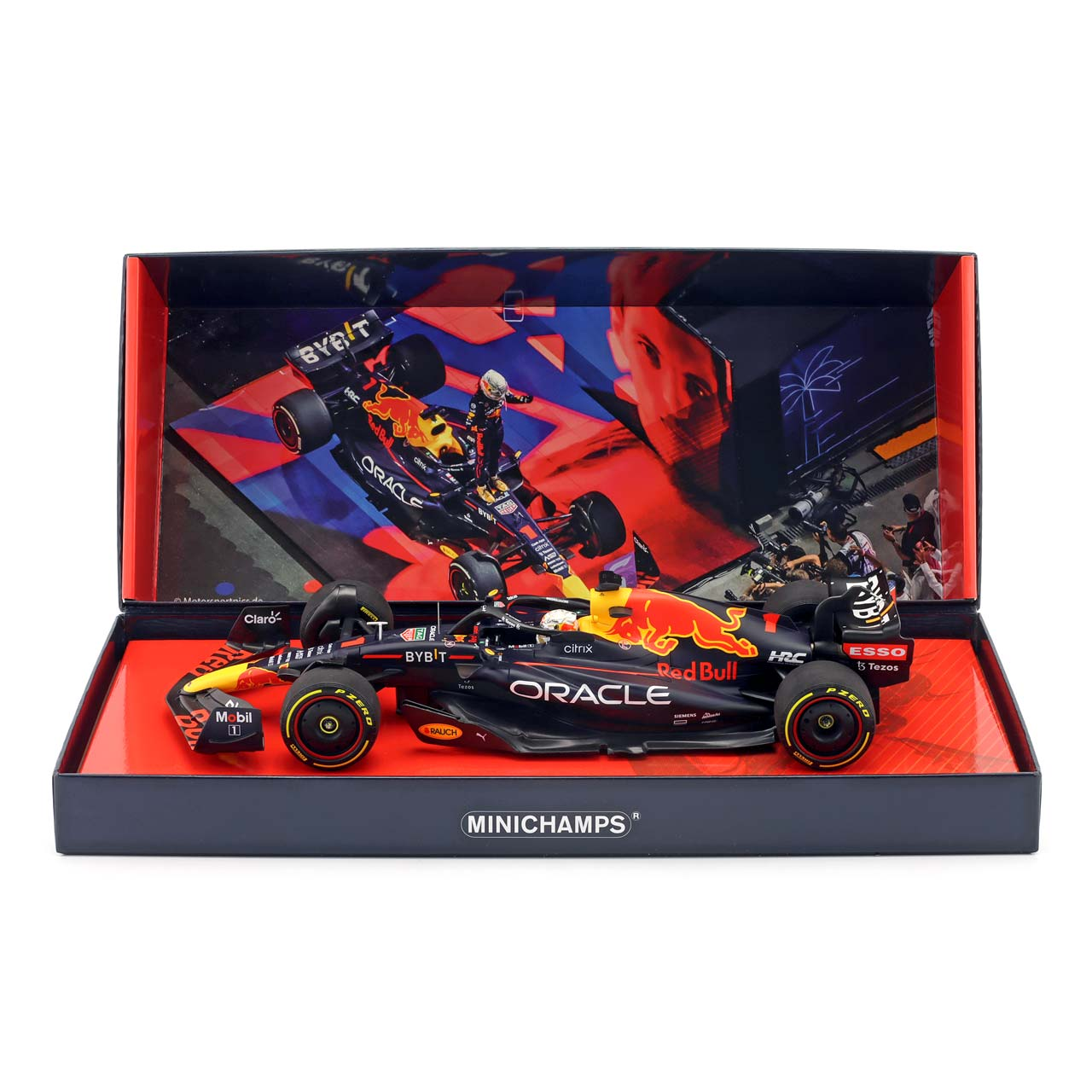 Max Verstappen  Red Bull Racing RB18 Formel 1 Sieger Saudi-Arabien GP 2022 1:18
