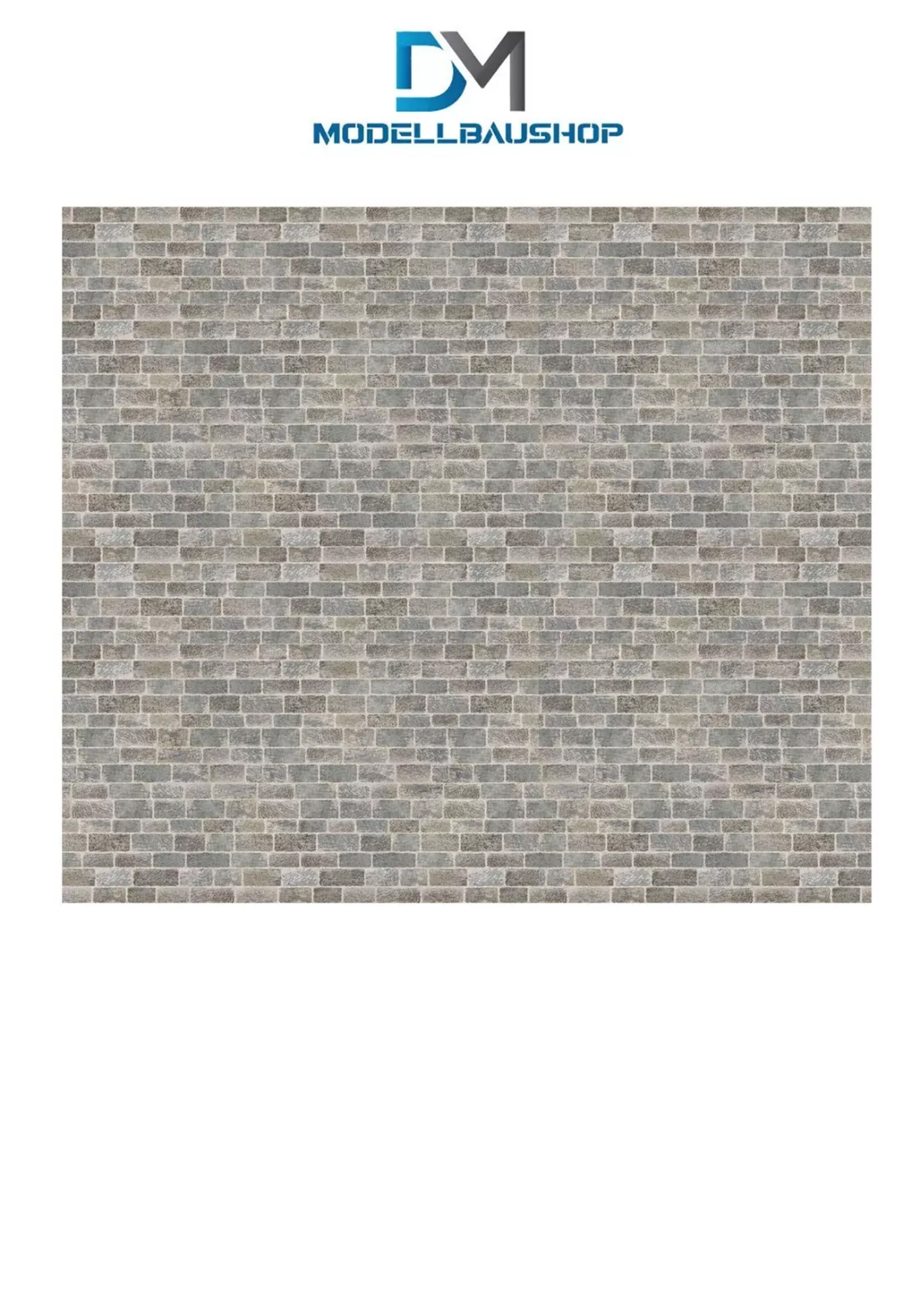 Backsteinwand Hell Mauer Decal Diorama Modellbau 1:87