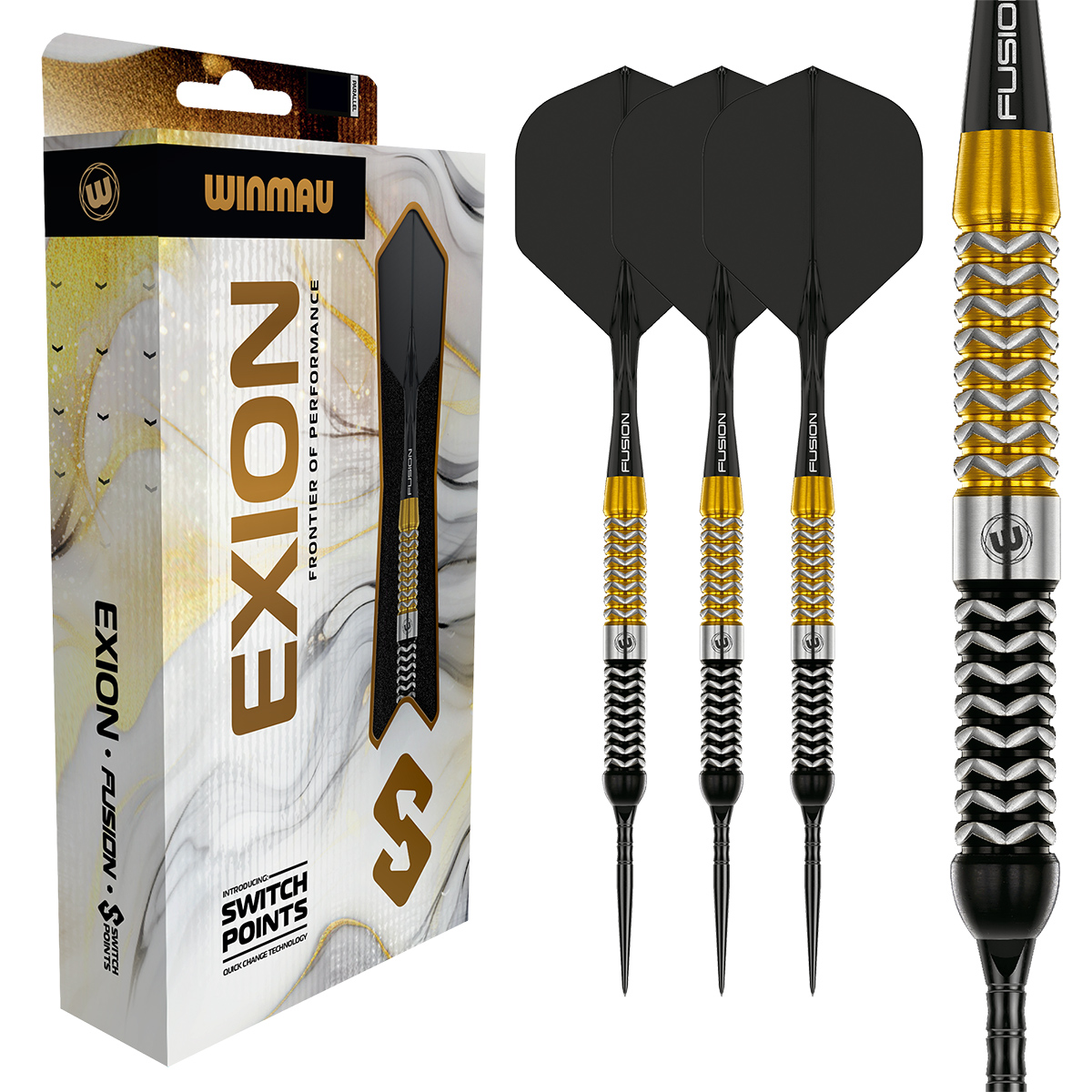 Winmau Exion Switch Point Steeldarts 90% Tungsten Profi Dartpfeile