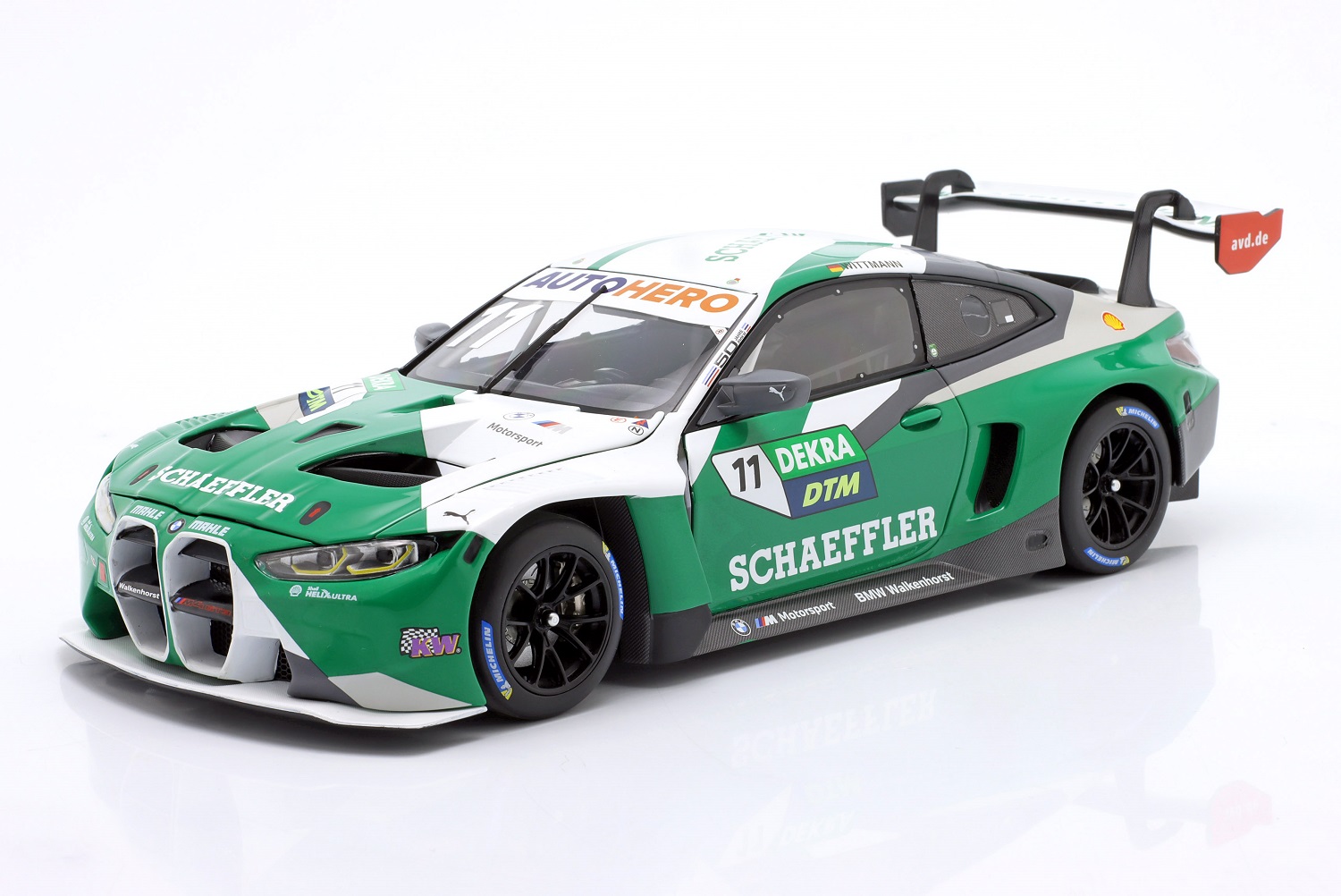 BMW M4 GT3 #11 Marco Wittmann Walkenhorst Motorsport DTM 2022 1:18