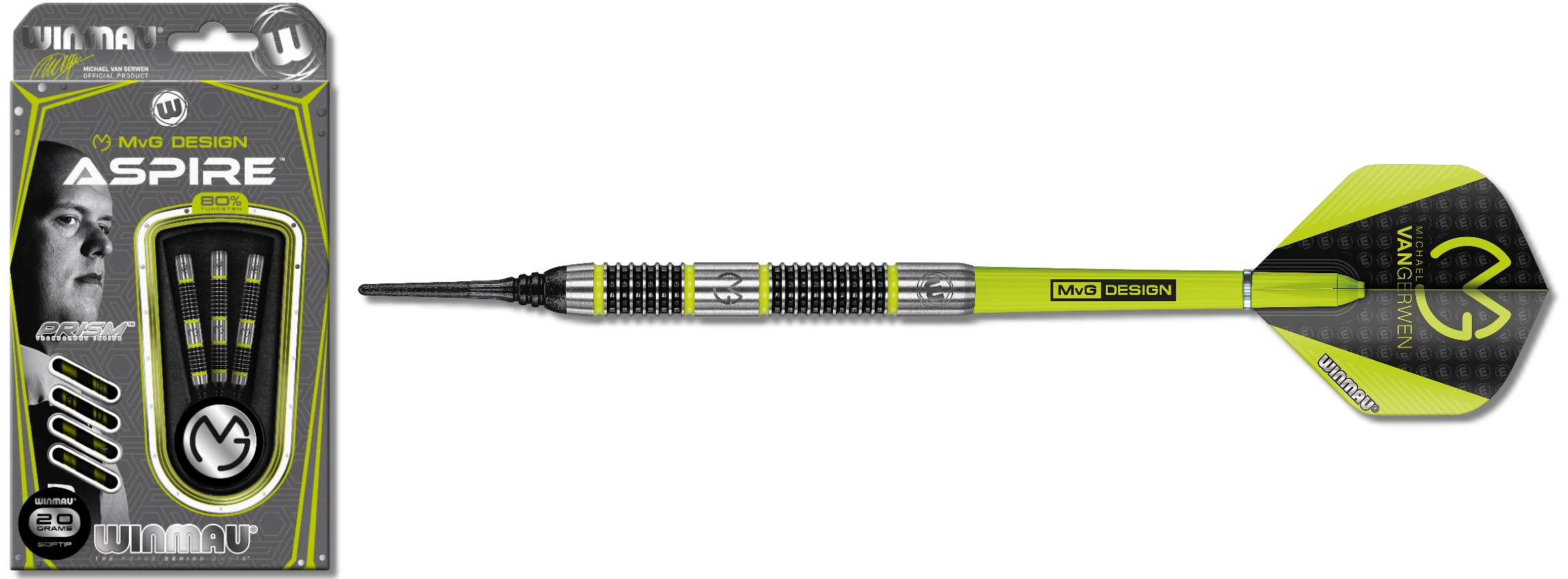 Winmau - Softdart MvG Aspire 20 gr.