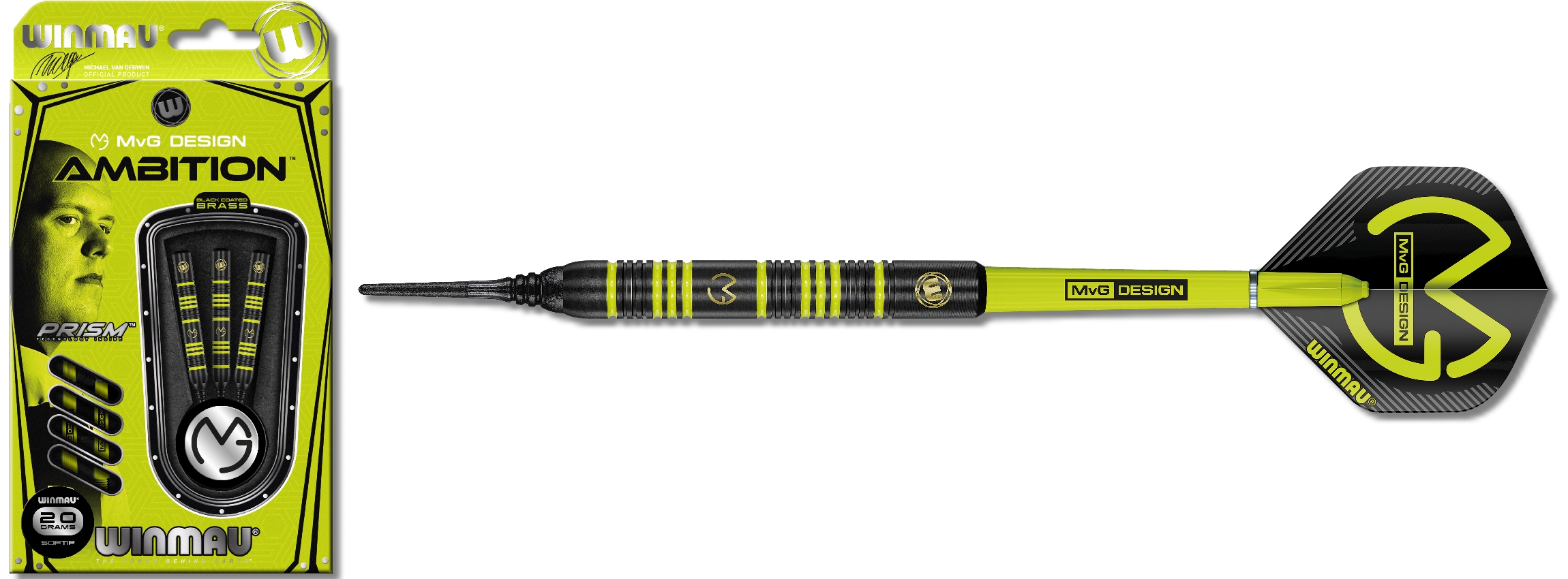 Winmau - Softdart MvG Ambition 20 gr.