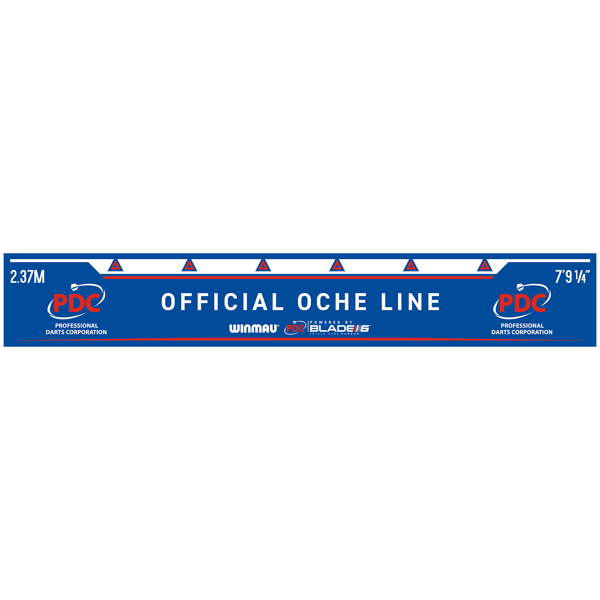 Winmau - Abwurflinie Oche Line PDC Blue