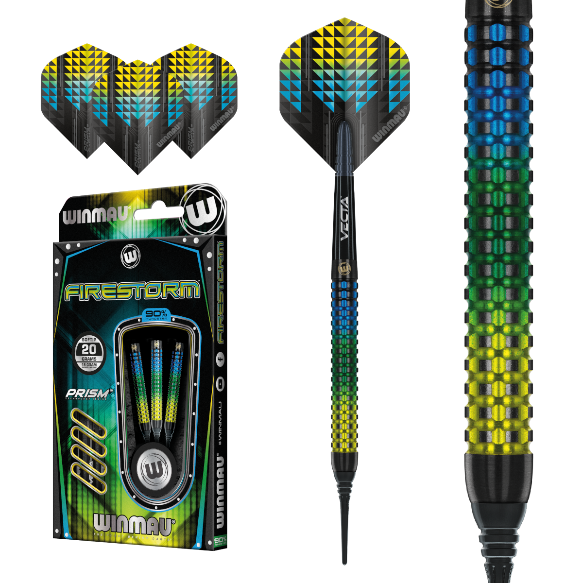 Winmau - Softdart - Firestorm 20 gr.