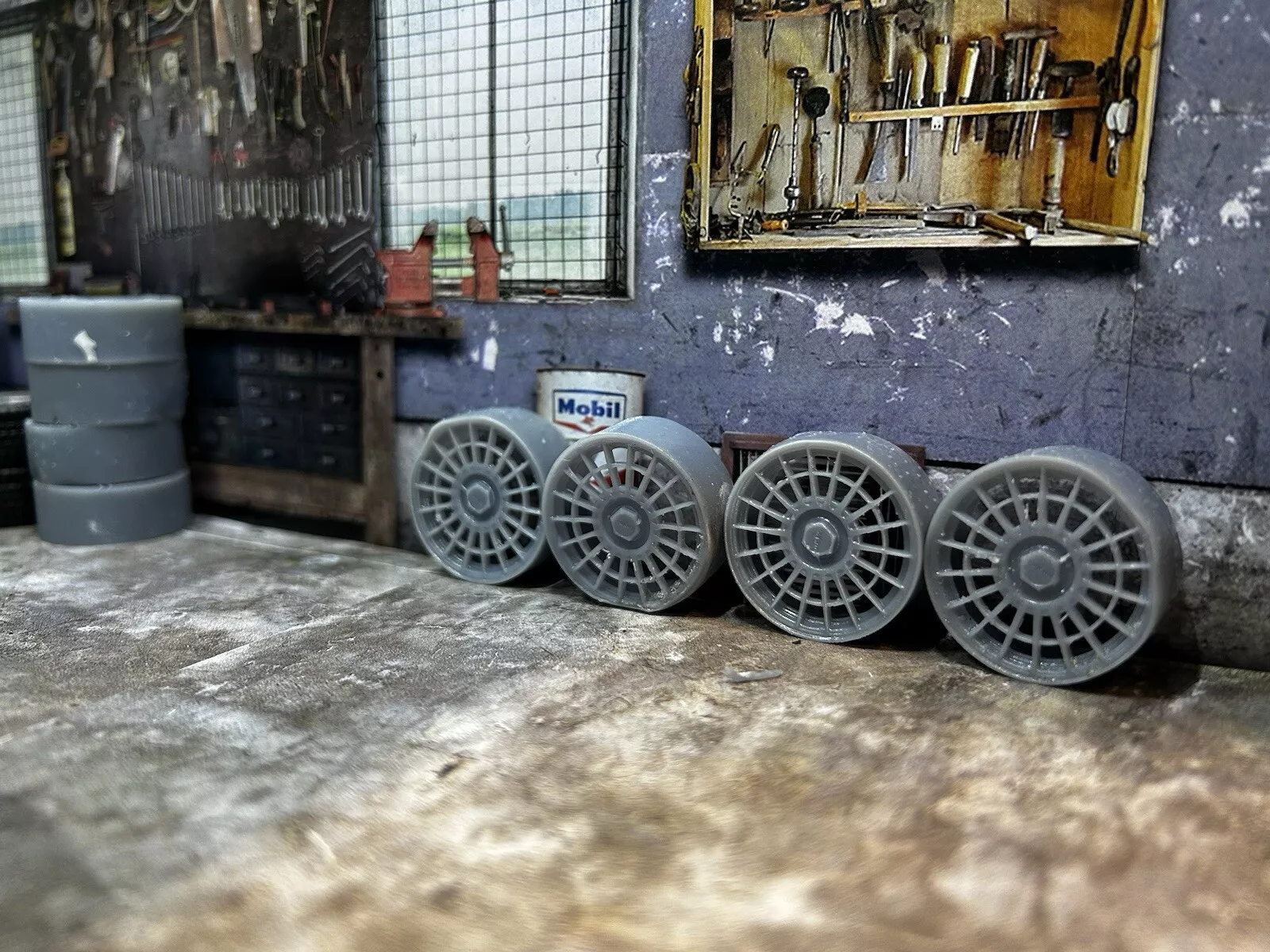 19“ Rotiform LAS-R Felgen Modellbau Felgen 1:18 Tuning Felgensatz Diorama