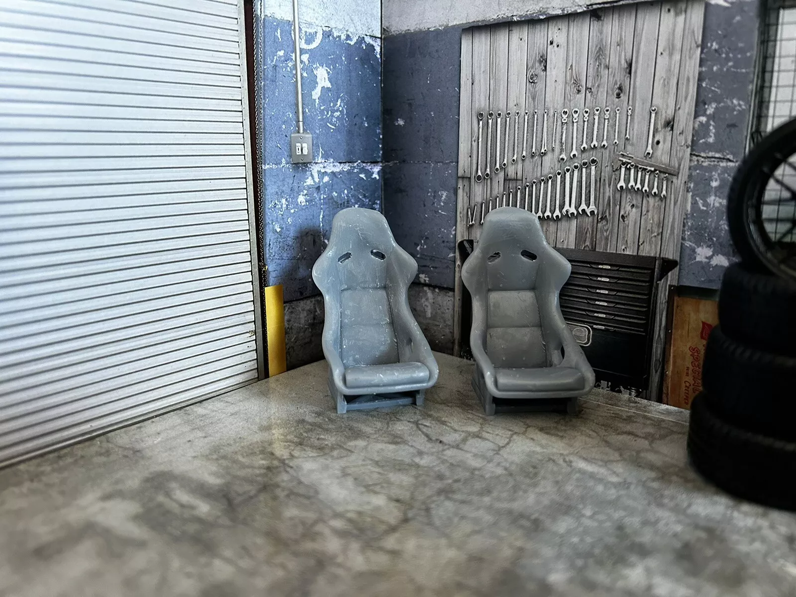 Sportsitze Modellauto Tuning Recaro Pole Position 1:24