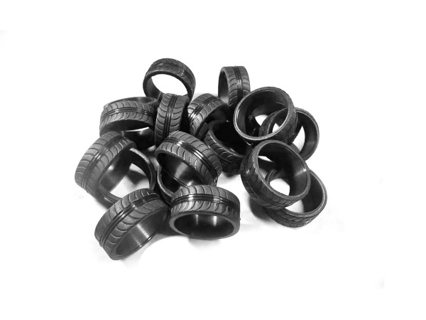 Reifen Semi Slick 1:18 Tuning Sportreifen echt Gummi 17-22 Zoll