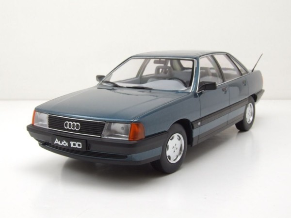 Audi 100 2.3E C3 Typ 44 1989 lago blau-grün 1:18 Modellauto Triple9 1800350