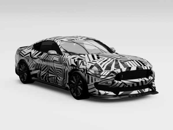Vollfolierung Erlkönig Weiß Schwarz Modellauto 1:18 Tuning Carwrapping Decal