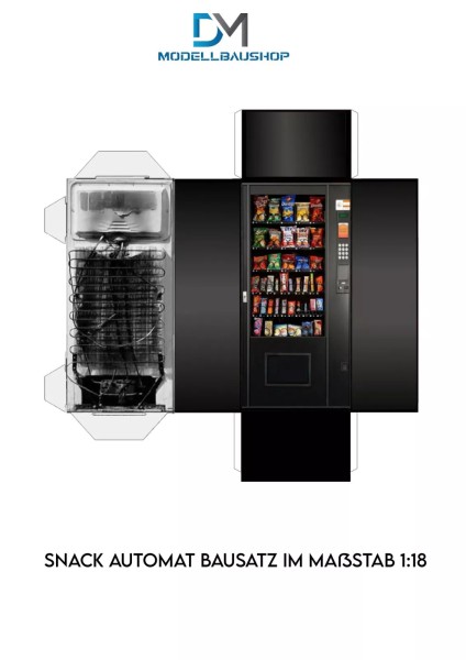 Snack Automat 1:18 Diorama Modellbau Realistisch Bausatz