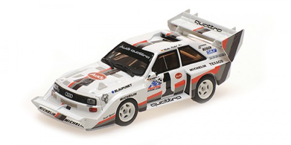 410871201 AUDI SPORT QUATTRO S1 WALTER RÖHRL WINNER PIKES PEAK HILLCLIMB 1987 1:43