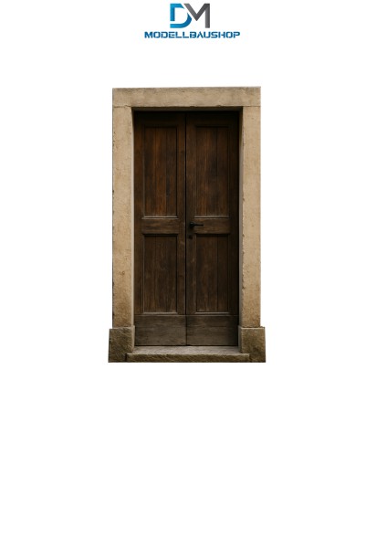Decal Diorama Fachwerk Tür Alt Gebäude 1:18 selbstklebend