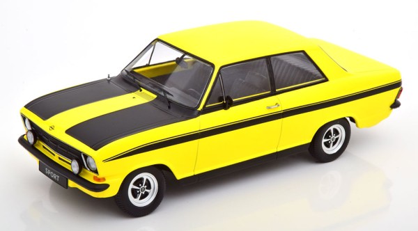 Opel Kadett B Sport 1973 gelb-schwarz 1:18 limitiert 1/1250 Modellauto 180641