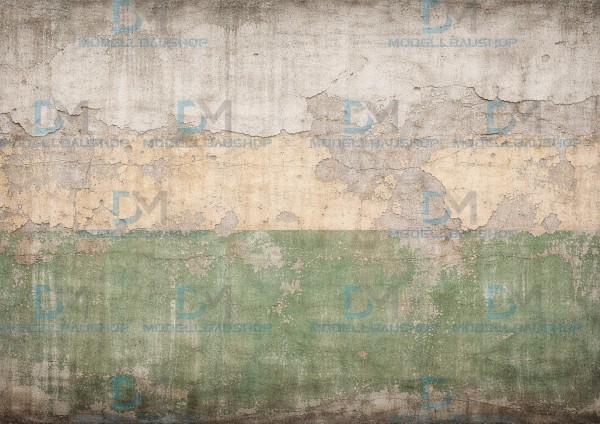 Rückwand Diorama alte Fassade Decal Modellbau Szene Tuning 1:18-1:43