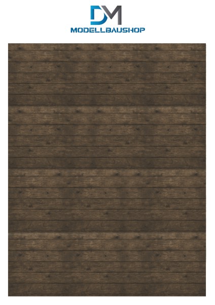 Decal Diorama Holz Wand Werkstatt 1:18 selbstklebend Vintage