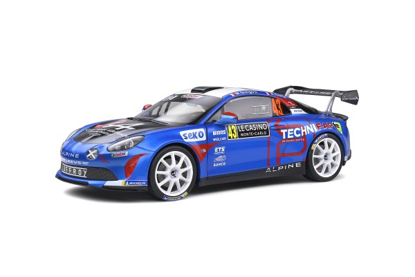 Alpine A110 #43 Rallye Monte-Carlo 2021 blau 1:18 Modellauto Solido 421181270