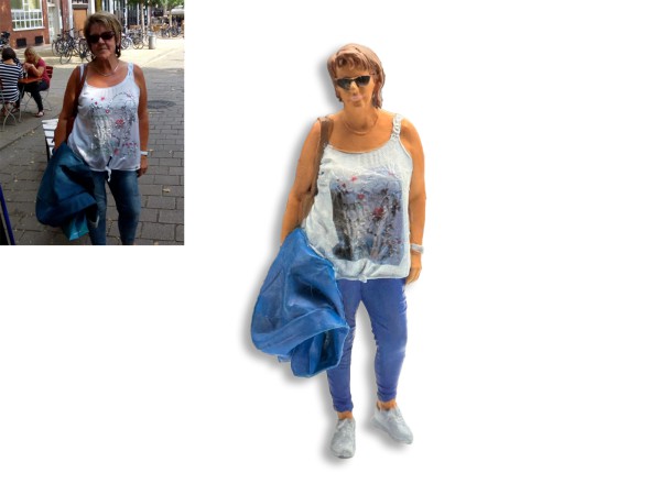 Personalisierte Resinfigur nach Foto handbemalt einzigartig Portrait Actionfigur Modell