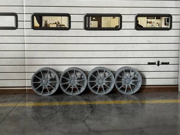 17“ O.Z Formula HLT Modellbau Felgen 1:18 Tuning Felgensatz Diorama