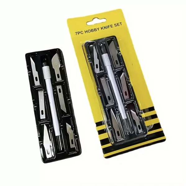 Bastelmesser Modellbau Skalpell + 6 Klingen Präzisionsmesser