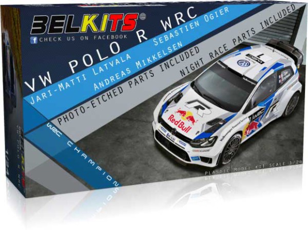 Belkits VW Polo R WRC Sébastien Ogier / Jari-Matti Latvala 1:24