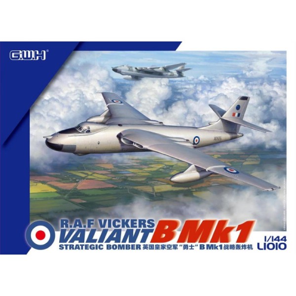 GWH R.A.F Strategic Bomber Vickers Valiant B. MK1 1:144