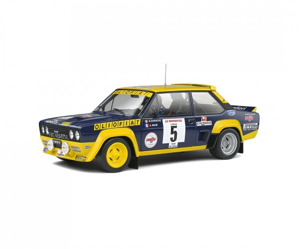 Fiat 131 Abarth Tour de Corse Winner 1977 schwarz #5 1:18 Modellauto Solido 421181520