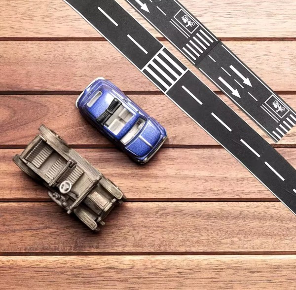 H0 Spur N Strasse Landstraße 5m Rolle 50mm breit selbstklebend Eisenbahn