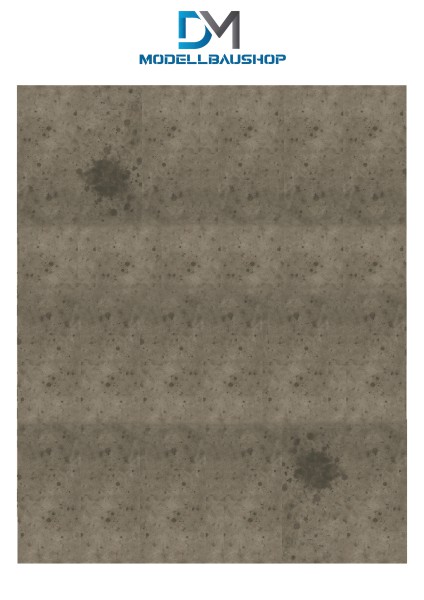 Decal Diorama Betonboden Öl Werkstatt 1:18 selbstklebend