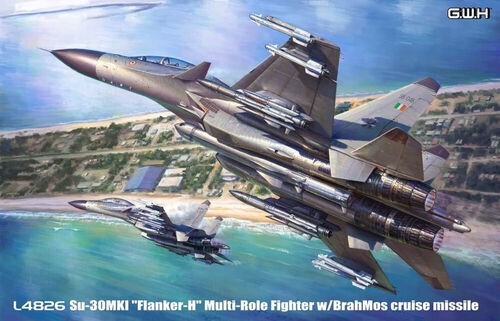 GWH Su-30 MKI "Flanker H" Indian AF w/ BRAHMOS 1:48