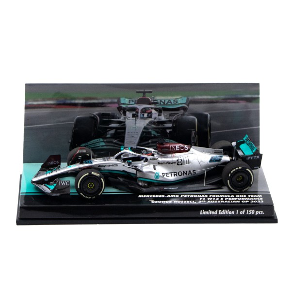 George Russell Mercedes AMG Petronas W13 Formel 1 Australien GP 2022 Limitierte Edition 1:43