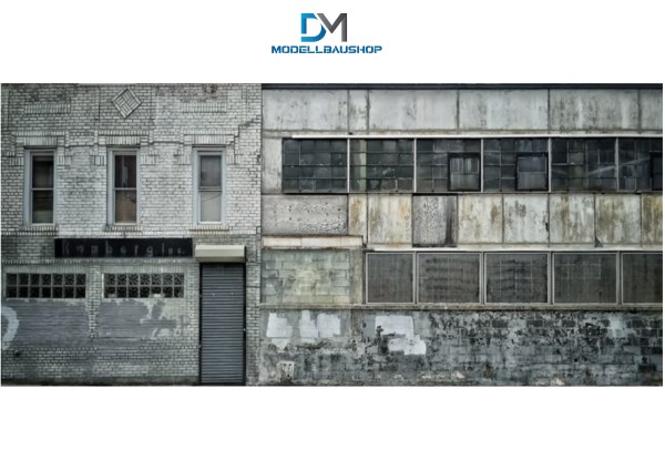 Decal Diorama Lagerhalle Alt 1:43 Industrie selbstklebend