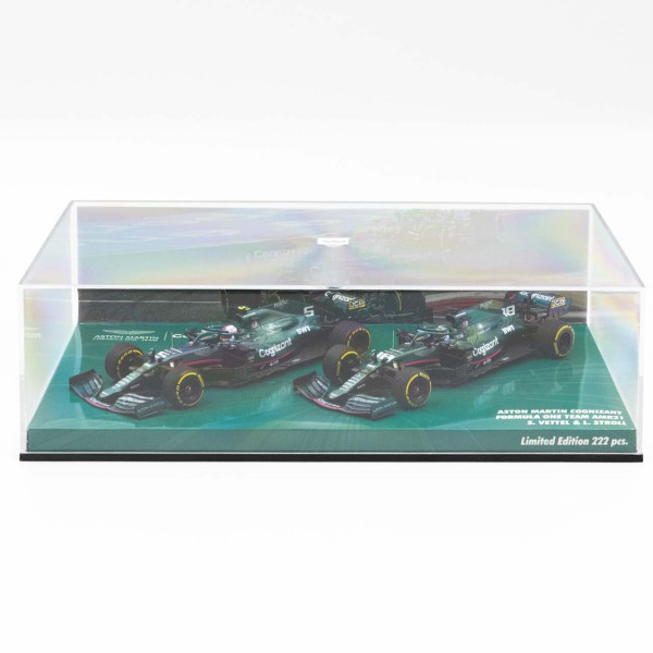 Aston Martin Cognizant F1 Team 2021 AMR21 Vettel / Stroll Limitierte Edition 1:43