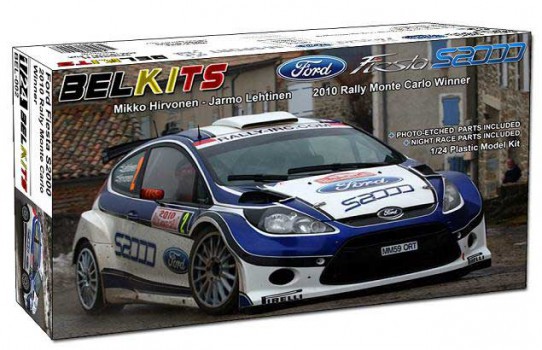 Belkits Ford Fiesta S2000 2010 Rally Monte Carlo Winner 1:24