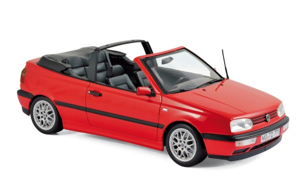 Volkswagen VW Golf III Cabriolet 1995 rot 1:18 Modellauto Norev 188433