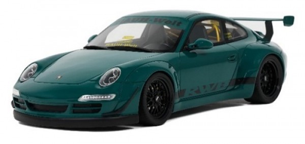 GT896 PORSCHE RWB BODYKIT SYUNKASHUTO GREEN 2023 1:18