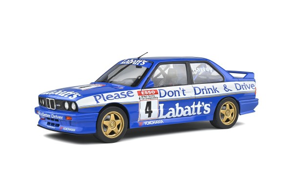 BMW M3 E30 #4 BTTC 1991 Tim Harvey Team Labatts 421181350 Modellauto Solido S1801512