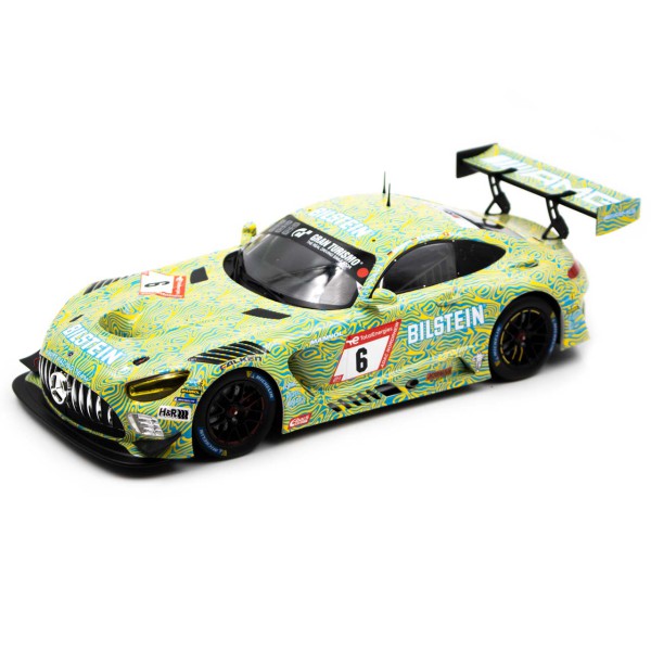 Mercedes AMG GT3 Evo #6 HRT 24h Rennen Nürburgring Qualifikation 2022 1:18 Modellauto Sammler