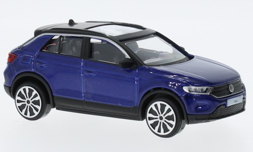 VW T-Roc, metallic-blau, 2021 1:43